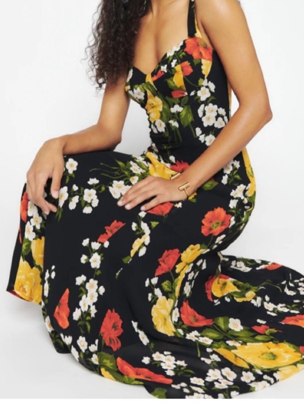 Reformation Nadira Dress In Luisa maxi dress - Picture 2 of 3